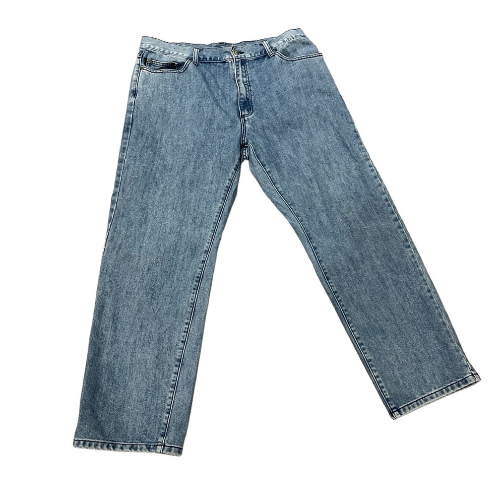 MENS CUTTER & BUCK NORMAL WASH JEANS DENIM SIZE 36 x 30 STRAIGHT LEG JEAN SUMMER - Picture 3 of 16